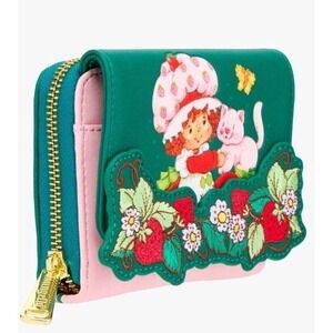 Loungefly Strawberry Shortcake Custard Strawberries Embroidered Wallet